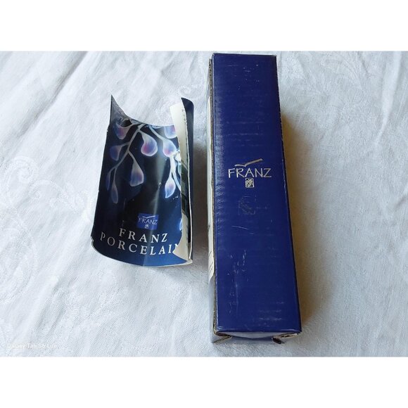 Franz porcelain demitasse spoon in original box Blossoms Daisy pink flower NIB - Picture 7 of 8